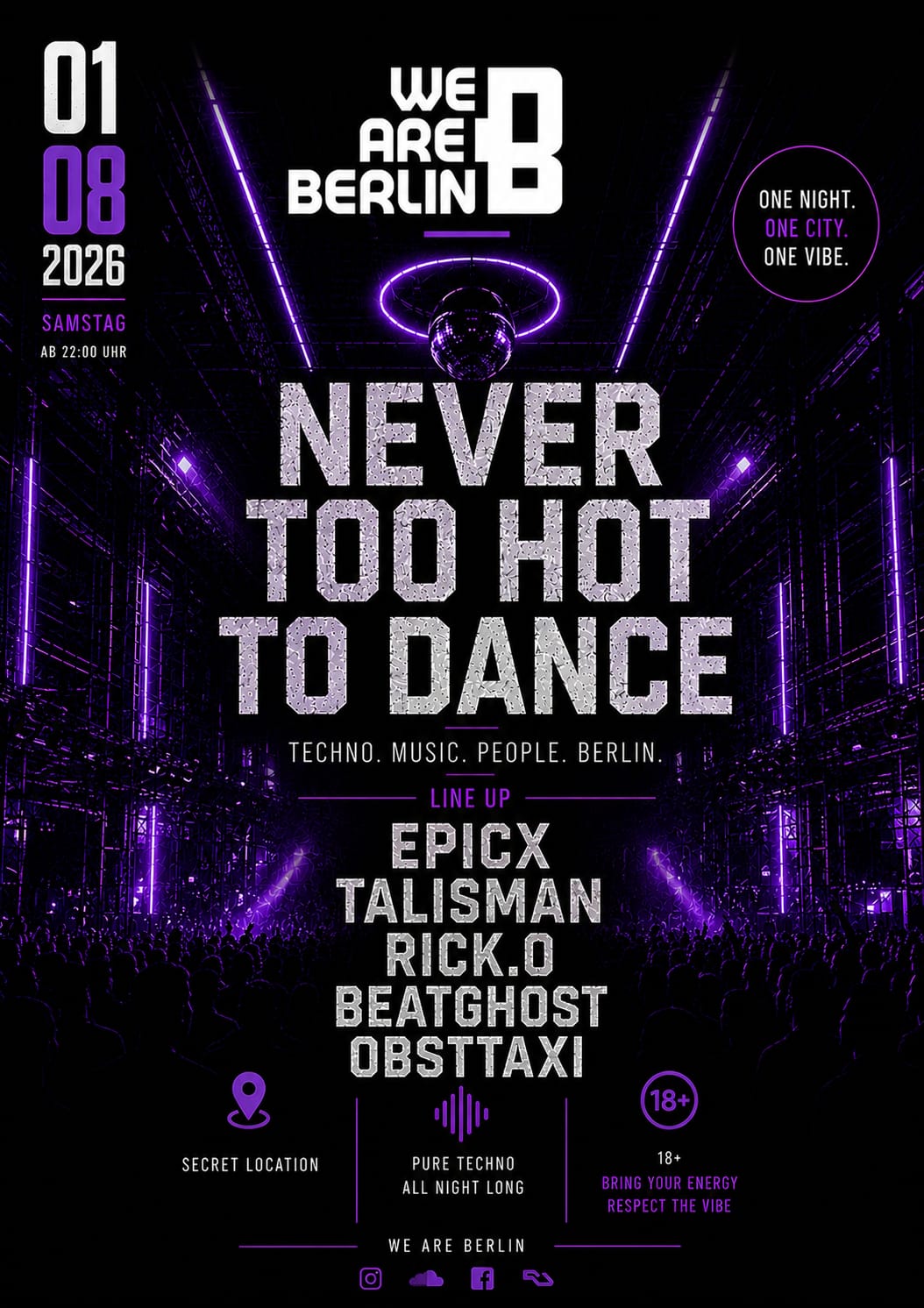 Never too hot to dance