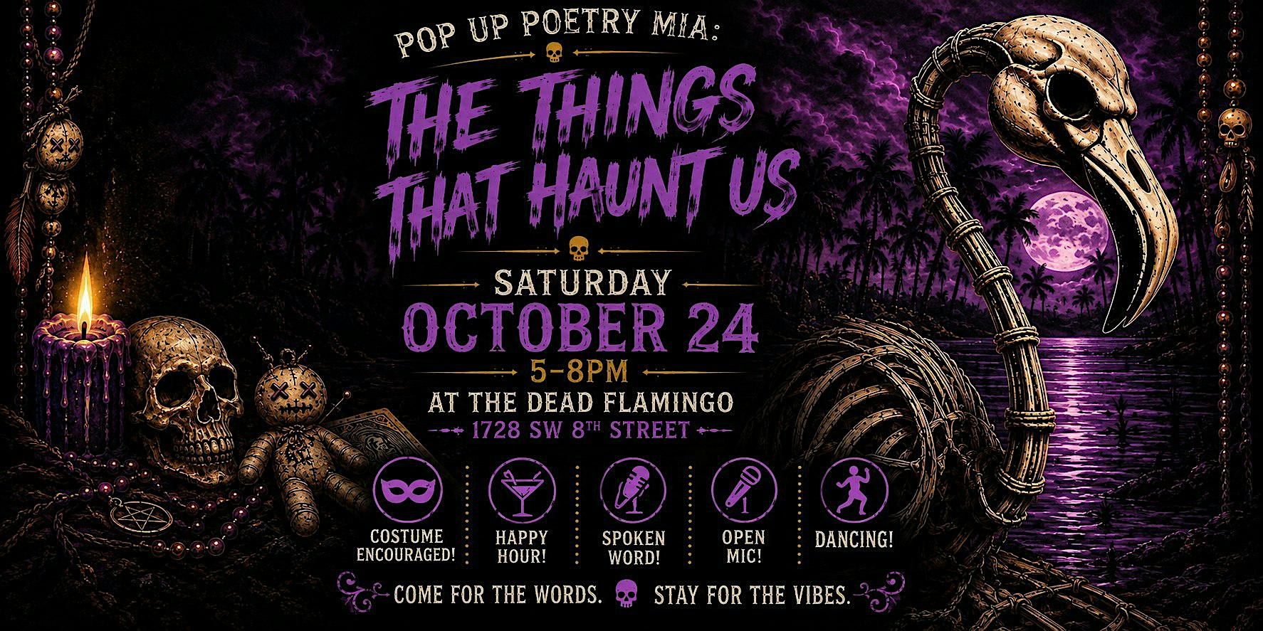 Pop Up Poetry MIA- The Things That Haunt Us