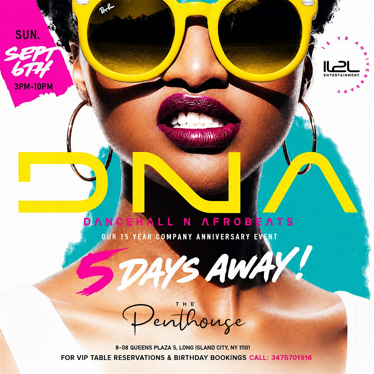 DNA : DANCEHALL & AFROBEATS LABOR DAY