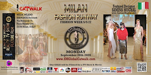 Milan | Fashion Week Luxury Gala | SMGlobal Catwalk Runway Show