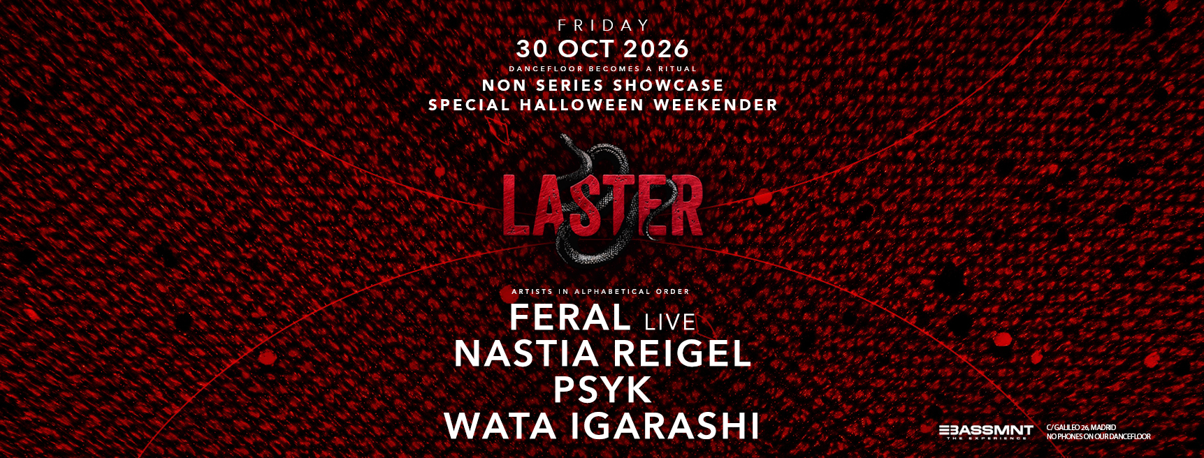Laster Club presents FRIDAY SPECIAL HALLOWEEN WEEKENDER x NON SERIES SHOWCASE