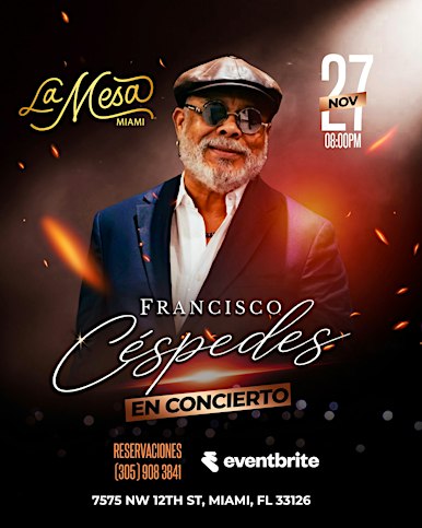 FRANCISCO CESPEDES " GRAN REGRESO " LA MESA DORAL
