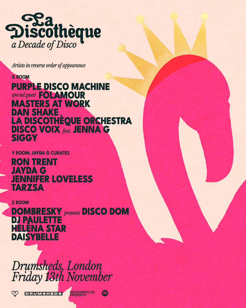 La Discothèque with Folamour, Dan Shake, Ron Trent, Jayda D