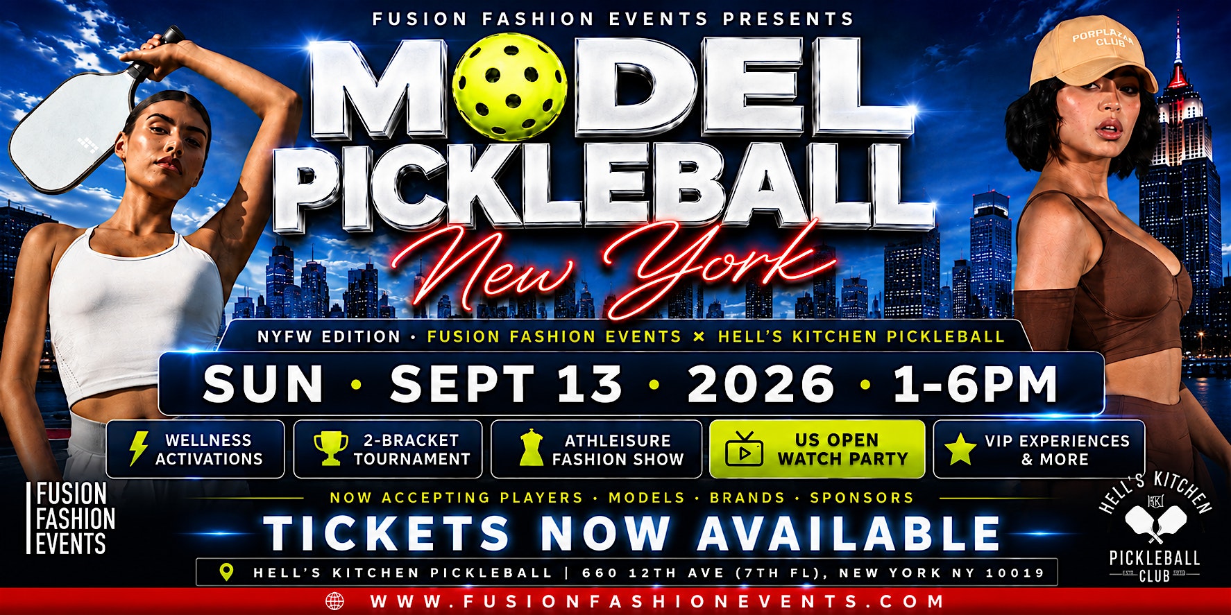 The Official Model Pickleball Tournament & Fashion Show