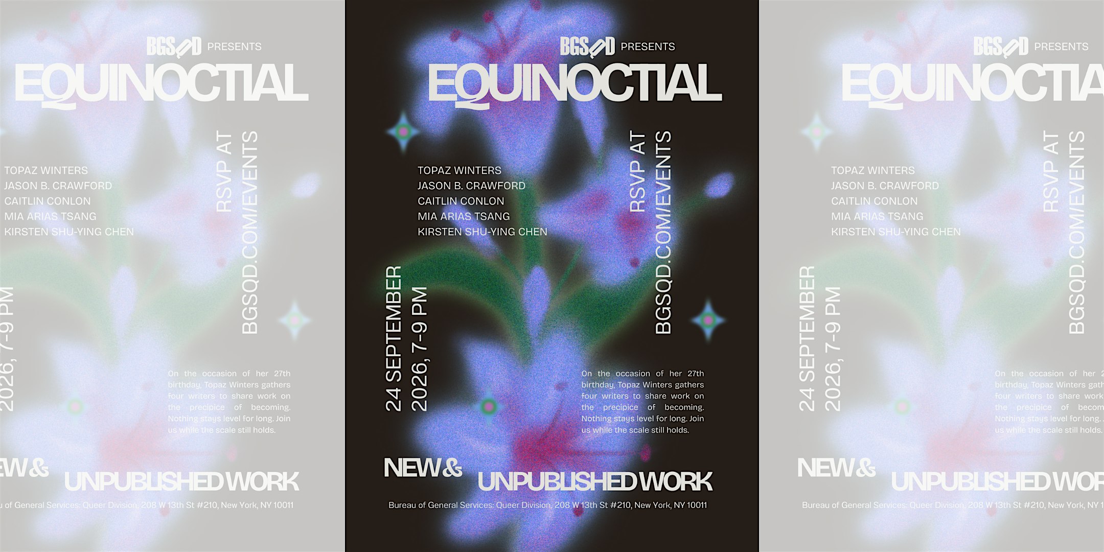 Equinoctial: New & Unpublished Work