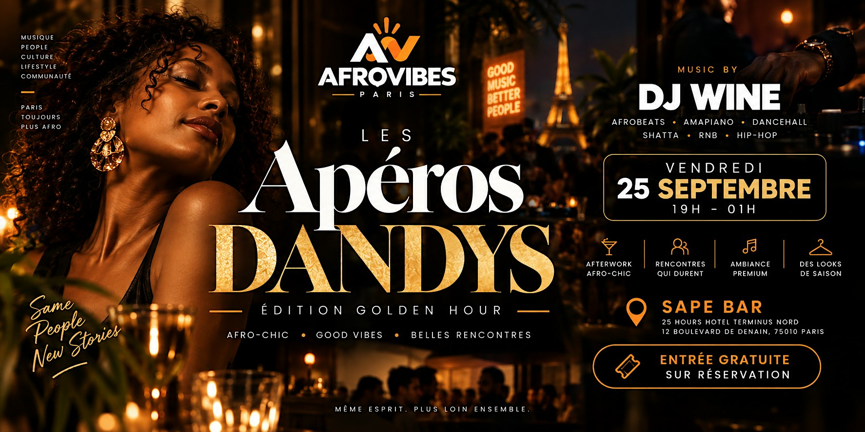 Les Apéros Dandys  -  Édition Golden Hour