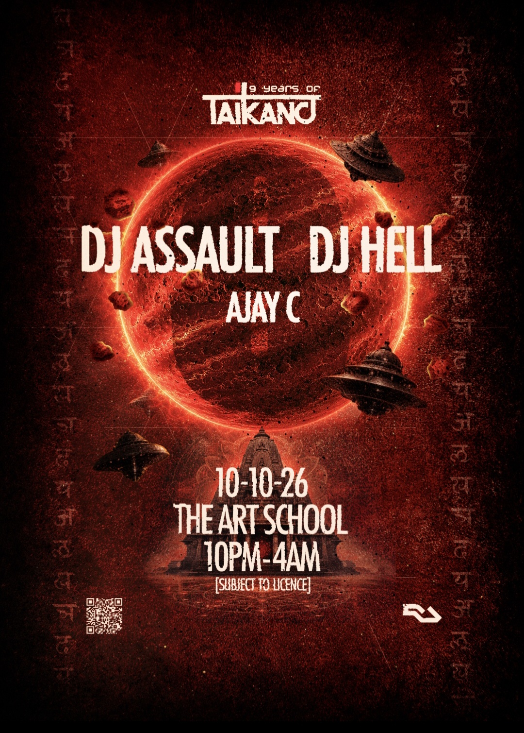 9 Years of Taikano with DJ Assault // DJ Hell // AJAY C