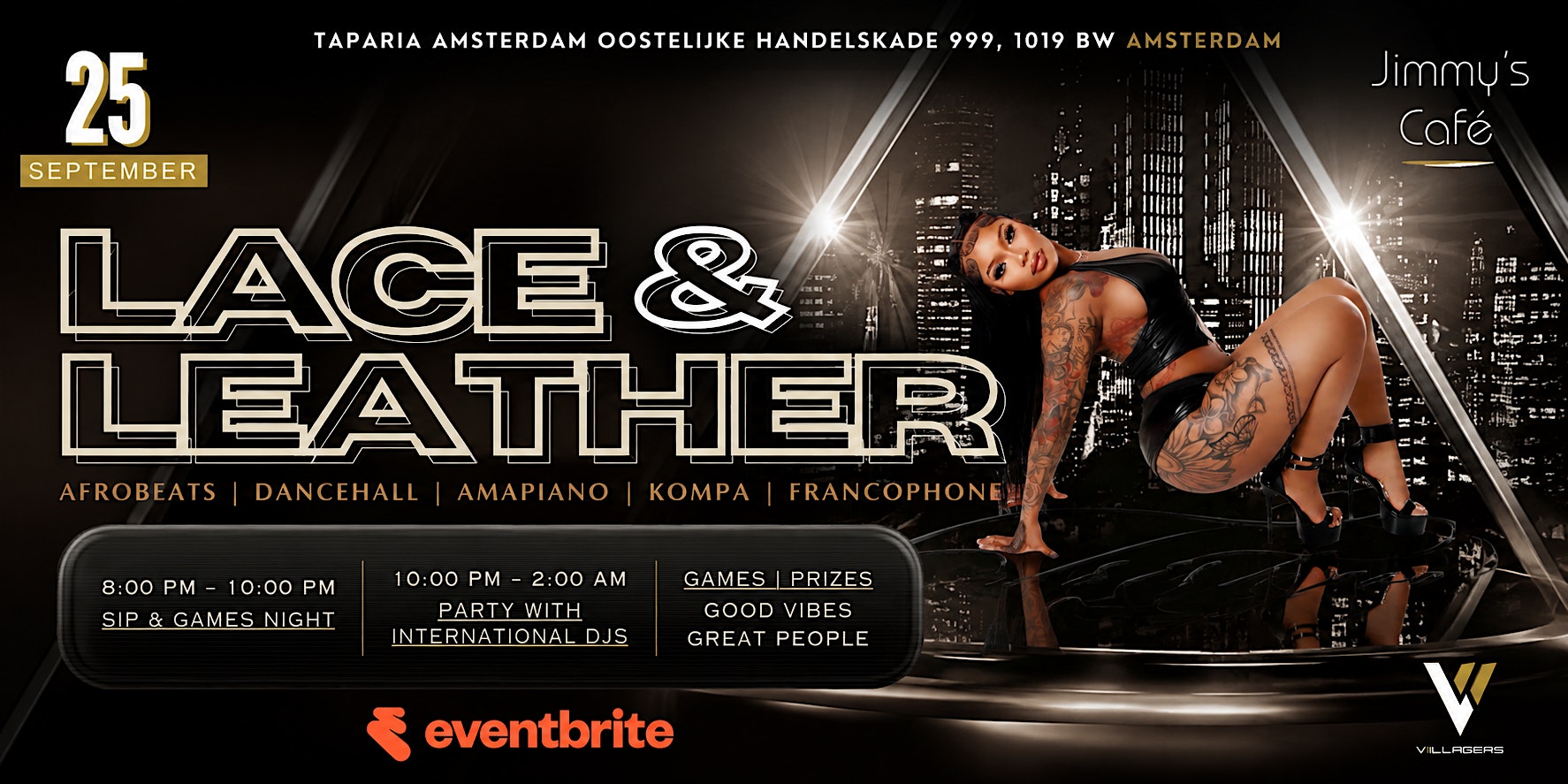 LACE & LEATHER – Amsterdam Edition  Friday, 25 September 2026