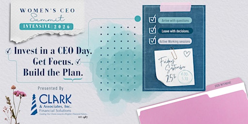 Women's CEO Summit Intensive 2026