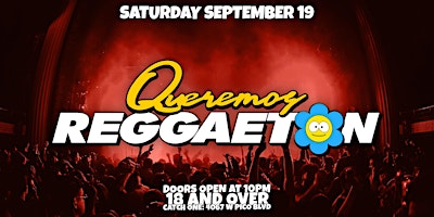 QUEREMOS REGGAETON PARTY @ CATCH ONE LOS ANGELES 18+