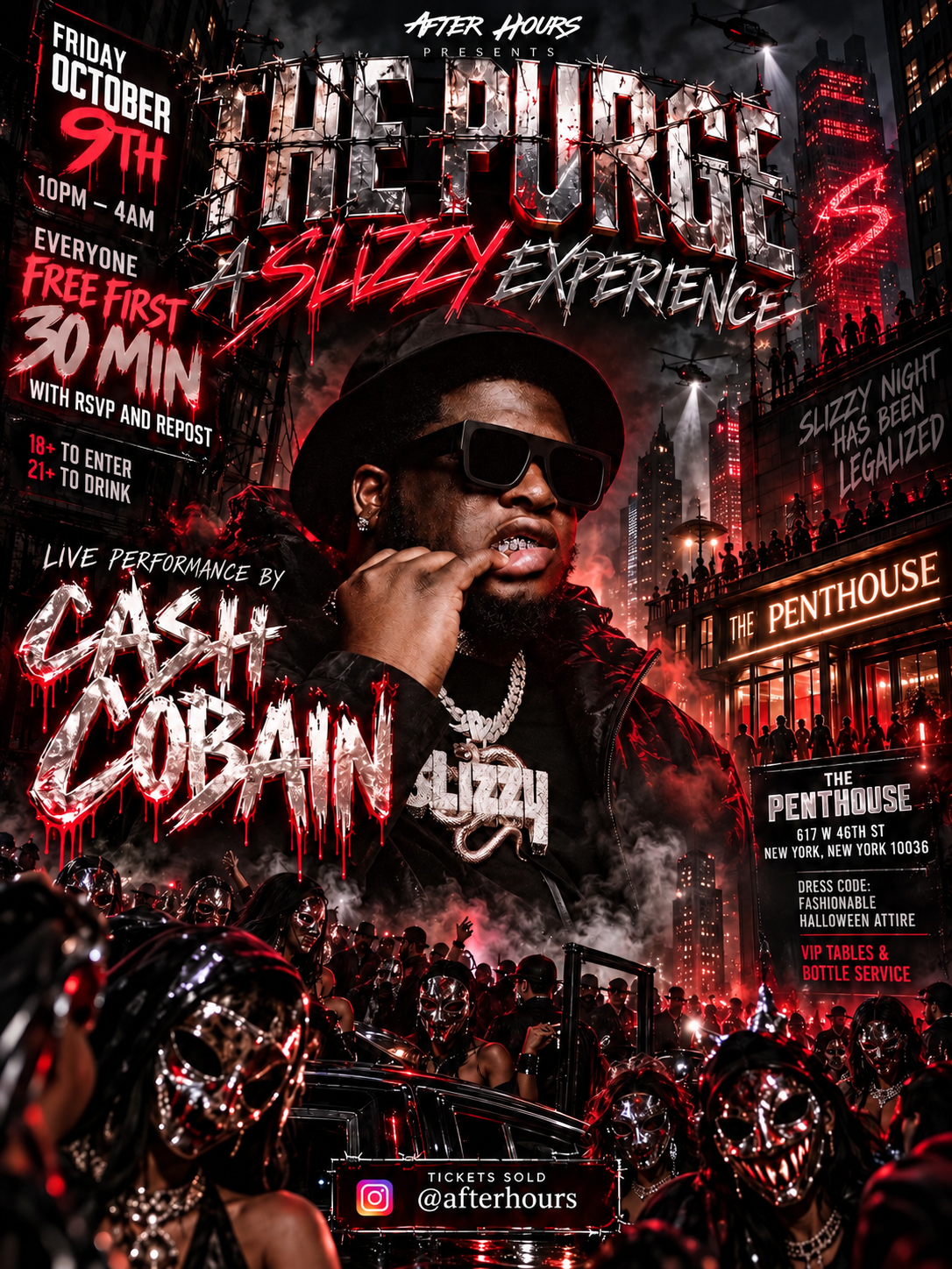 THE PURGE: Cash Cobain Live