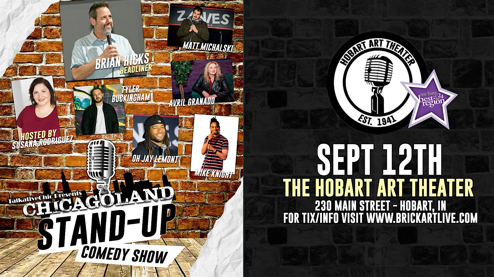 TalkativeChic Presents Chicagoland Stand-up Comedy Show