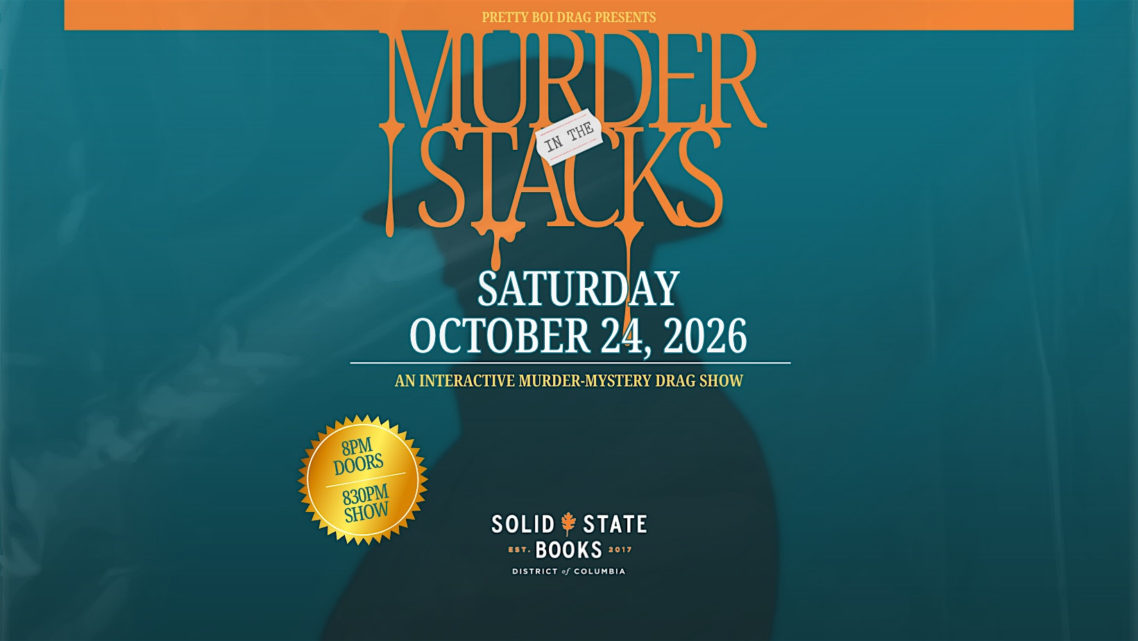 Pretty Boi Drag Presents: Murder in the Stacks