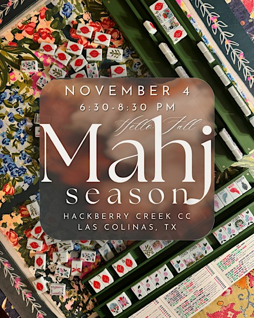 Season of Fall Mahjong - November 4