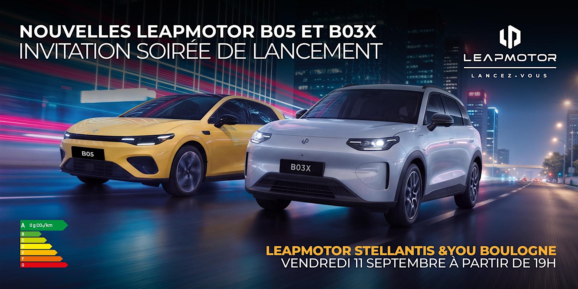 Soirée de Lancement Leapmotor B05 & B03X - Leapmotor BOULOGNE