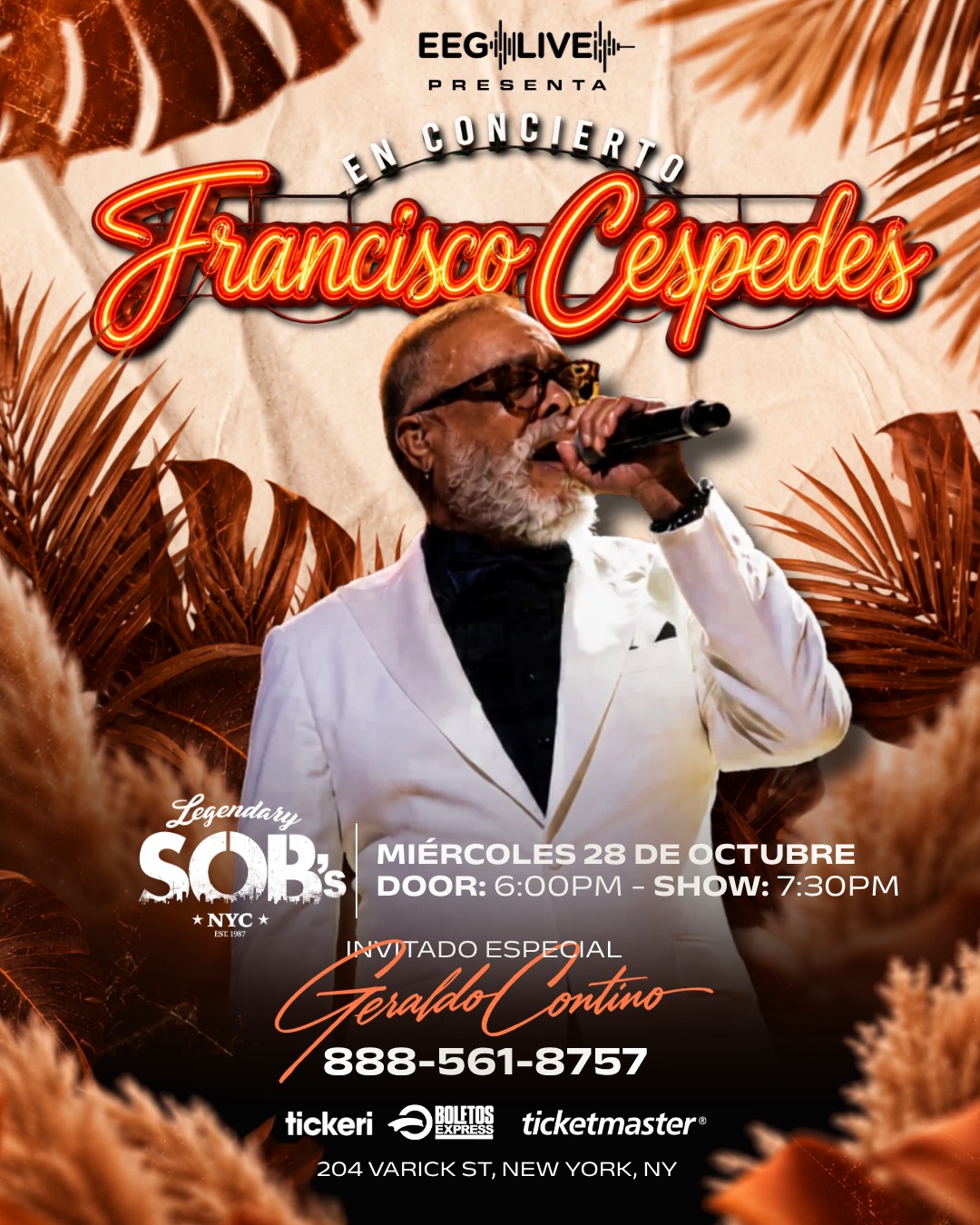 Francisco Céspedes with Special Guest Gerardo Contino