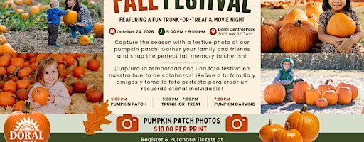 Fall Festival: Pumpkin Patch Photo Opportunity