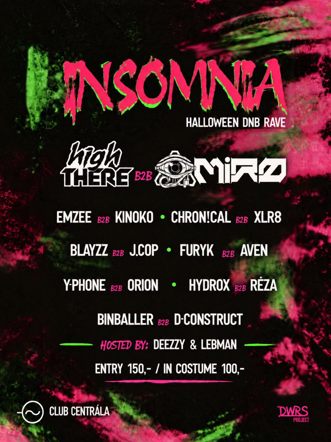 INSOMNIA - HALLOWEEN DNB RAVE by Dwrs.project