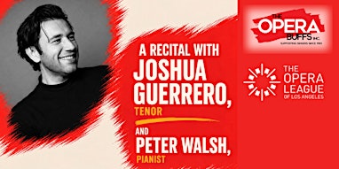 A Recital with Joshua Guerrero, tenor and Peter Walsh, pianist