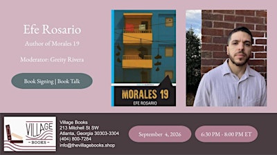 Book Signing and Author Talk with Efe Rosario