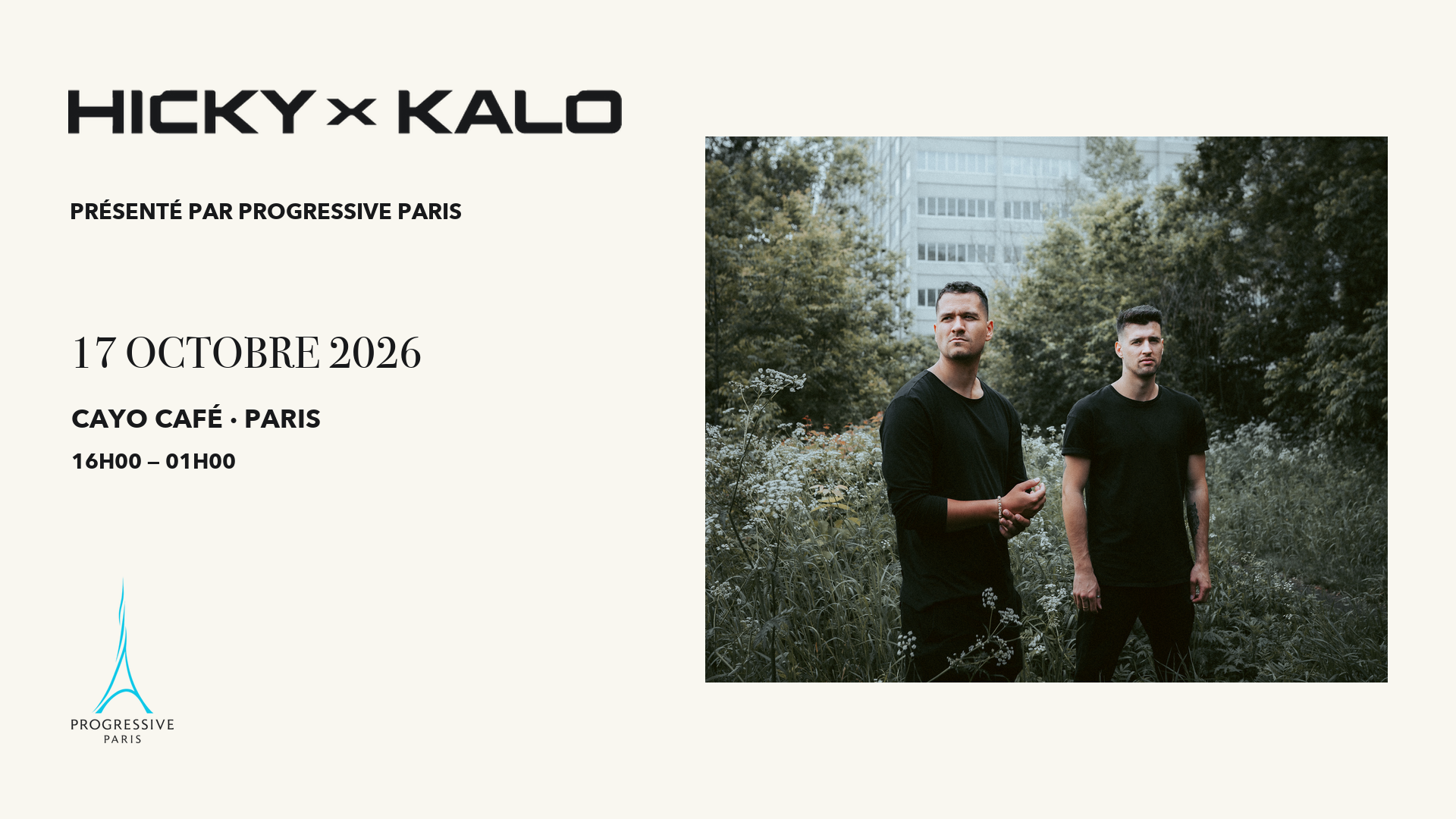 Hicky & Kalo x PROGRESSIVE PARIS