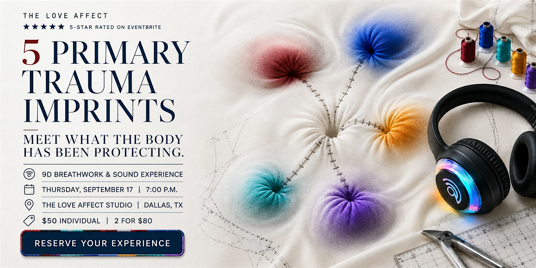 Healing the 5-Primary Trauma Imprints  - 9D Breathwork & Sound Experience