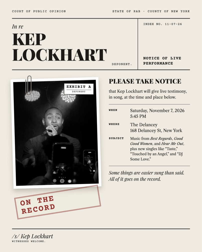 Kep Lockhart Presents, On The Record