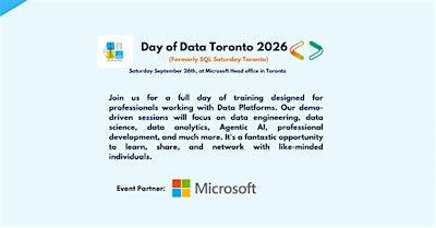 Day of Data Toronto 2026