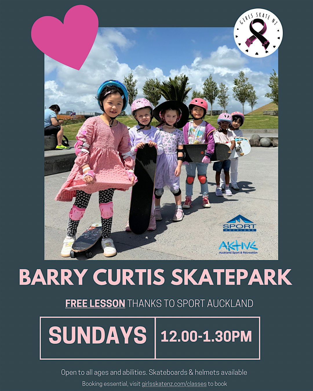 FREE SKATEBOARDING LESSONS - Barry Curtis Skatepark