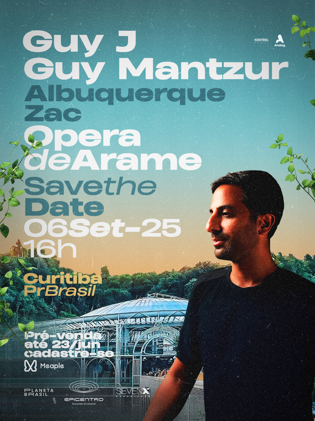 Guy J na Ópera de Arame