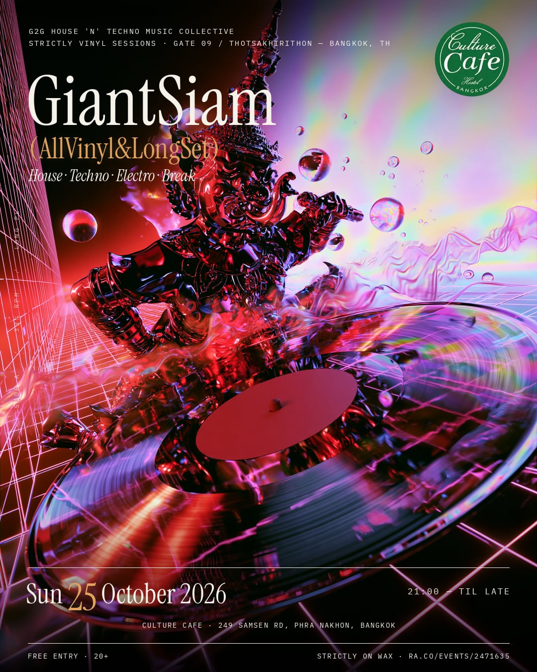 G2G House'n'Techno Music Collective presents; Giantsiam