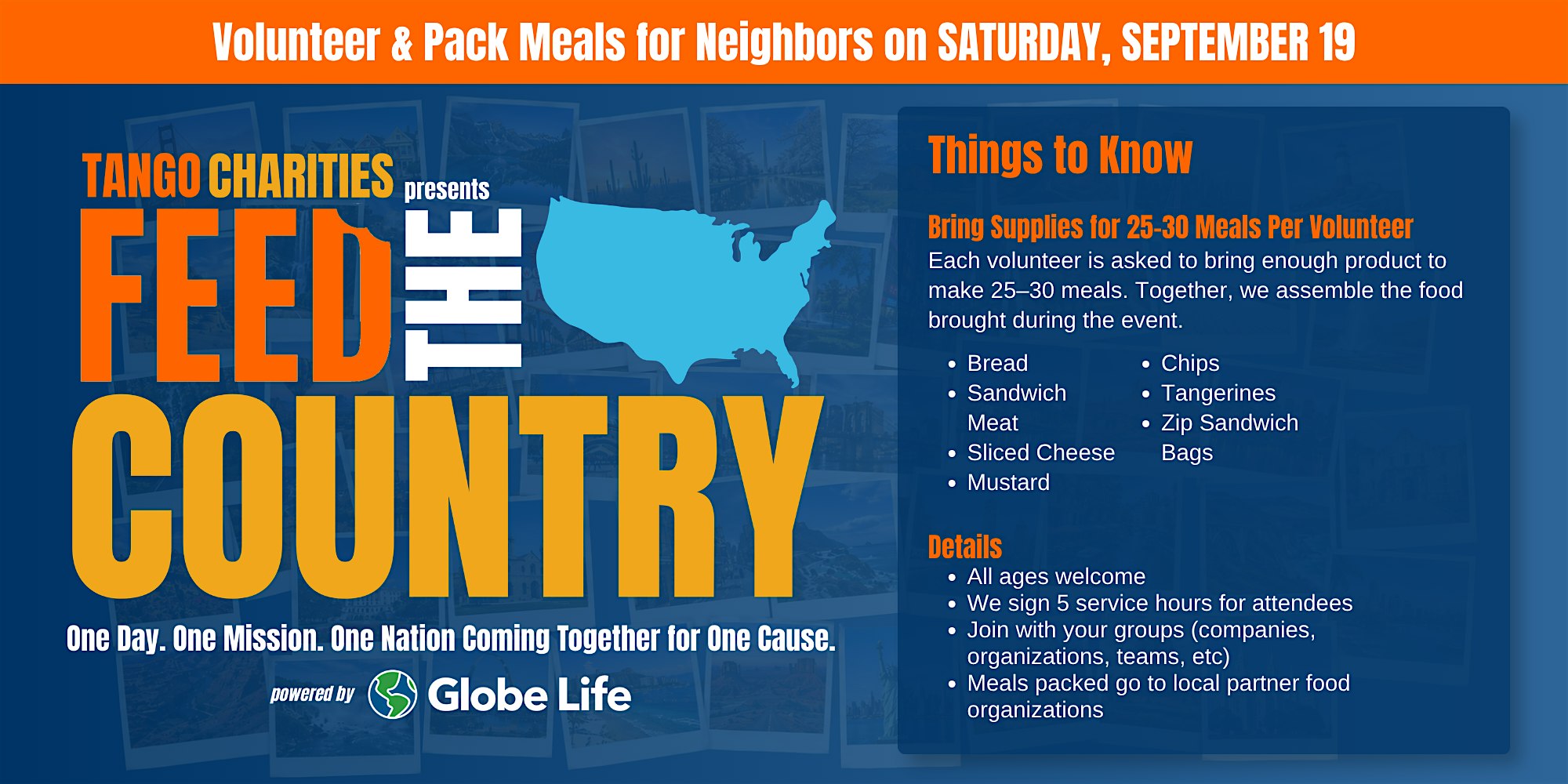 Feed The Country Dallas: A Nationwide Day of Volunteering to Pack Meals
