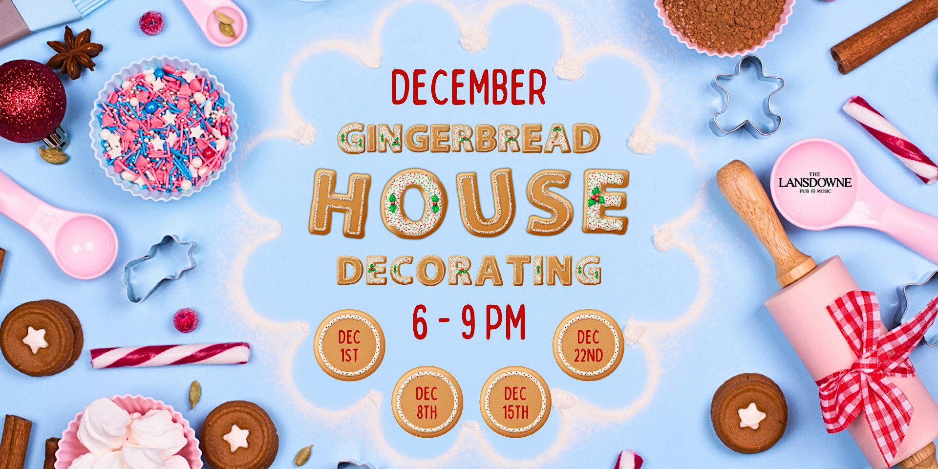 December Weekly Gingerbread House Decorating