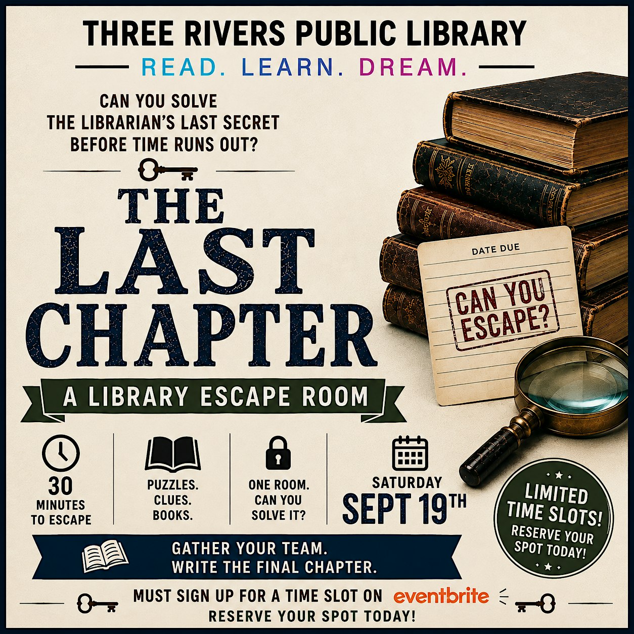 The Last Chapter: A Library Escape Room