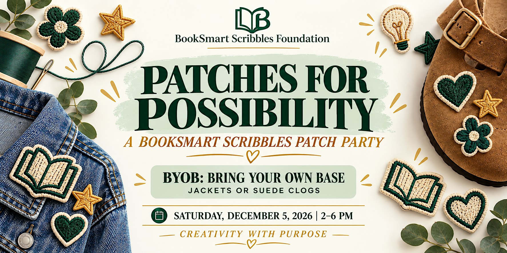 Patches for Possibility: A BookSmart Scribbles Patch Party