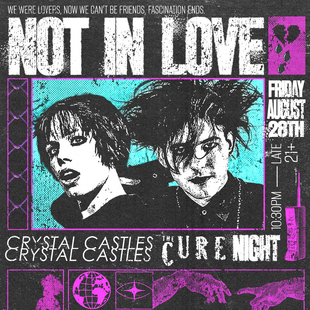 Not In Love: Crystal Castles & The Cure Night
