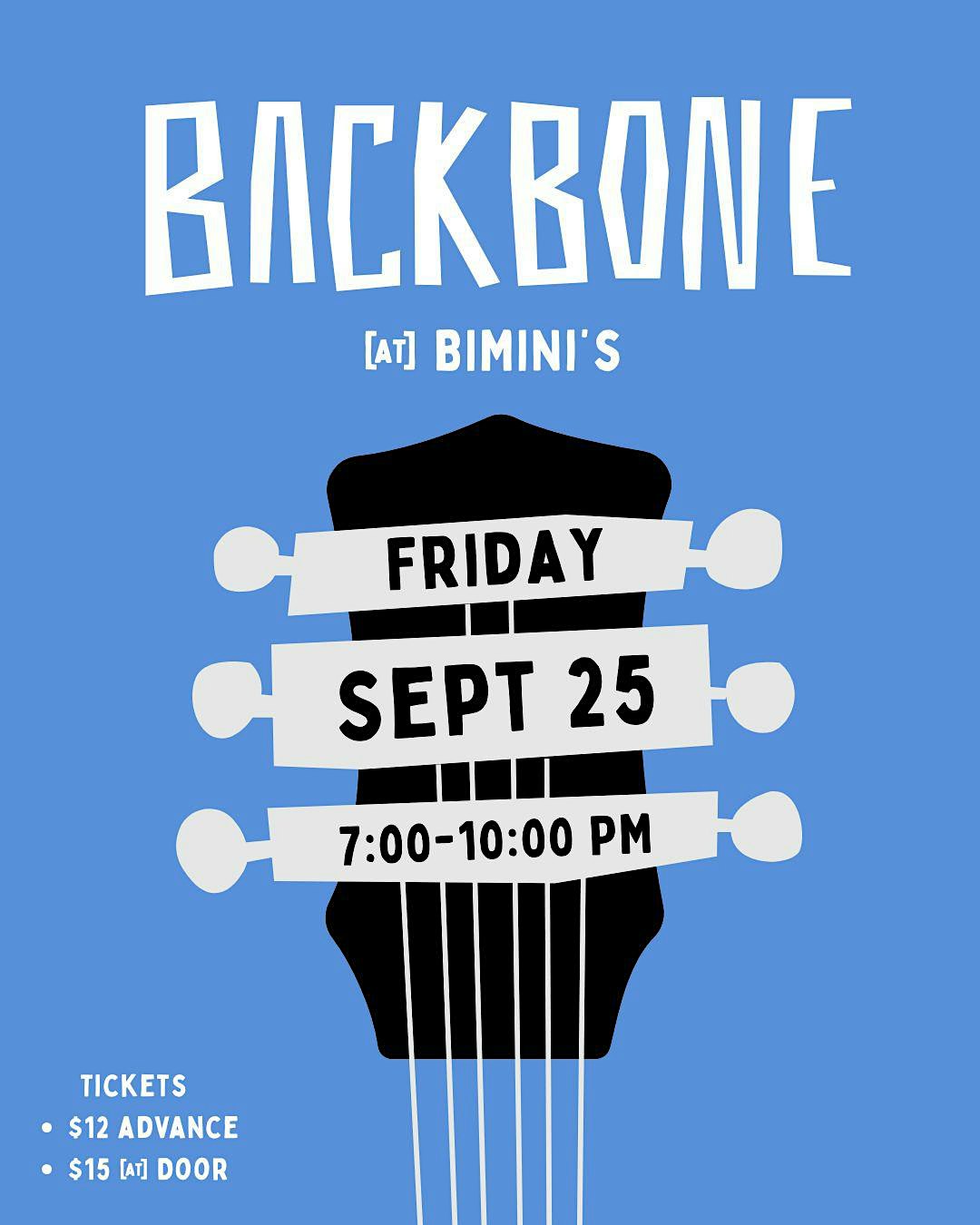 Backbone Live music at Biminis