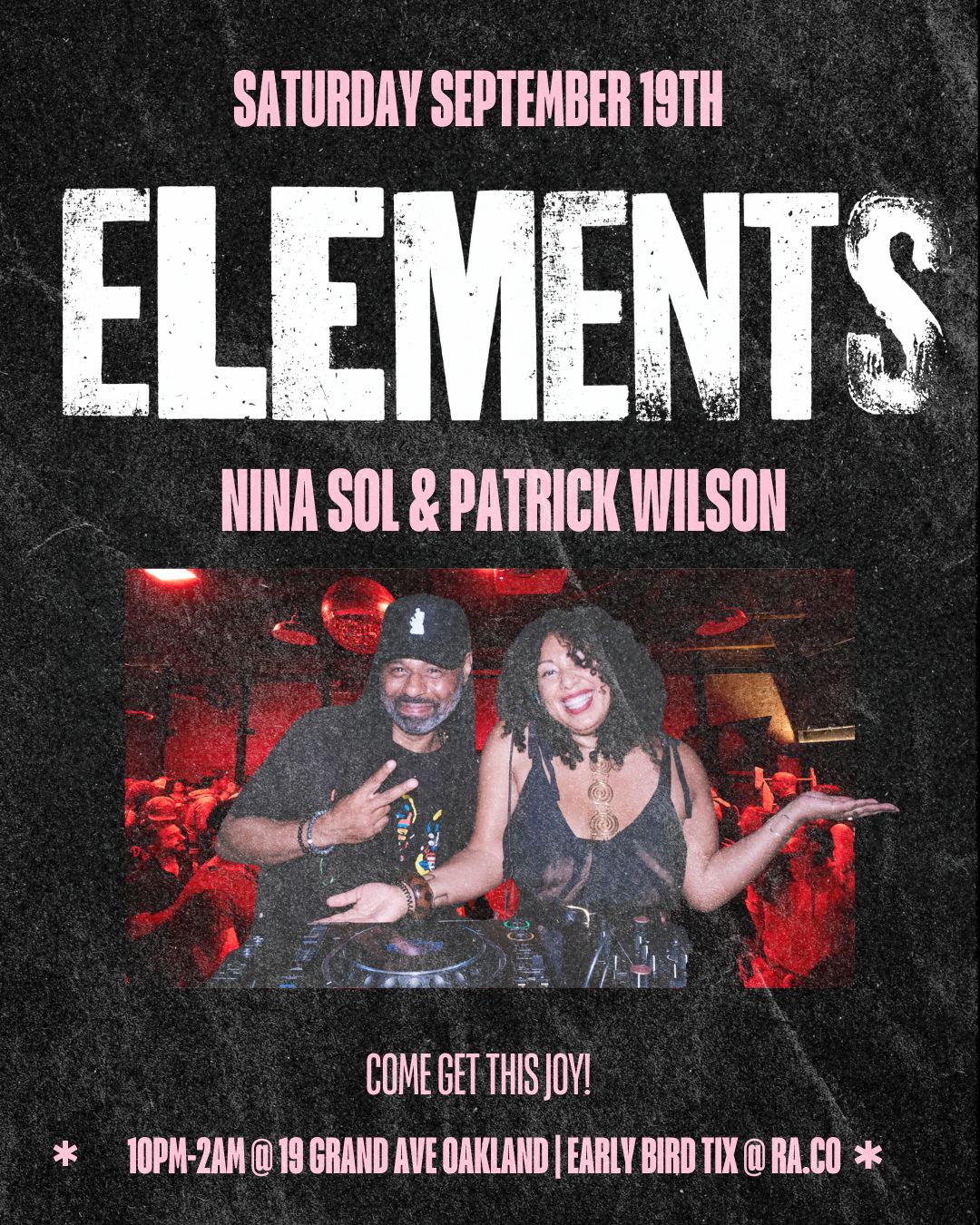 ELEMENTS with nina sol & Patrick Wilson