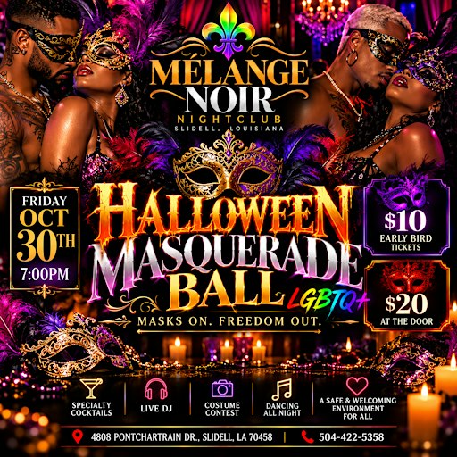 Halloween Masquerade Ball LGBTQ Welcome