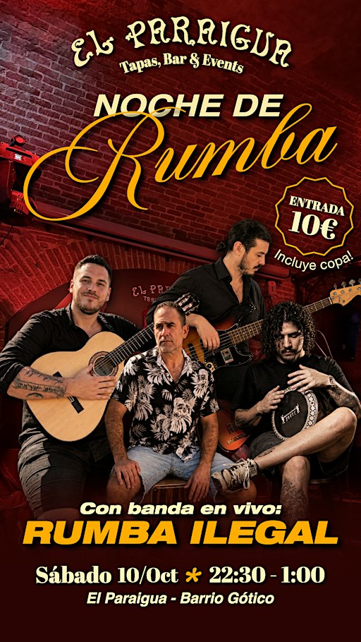 NOCHE DE RUMBA + Con banda en vivo!