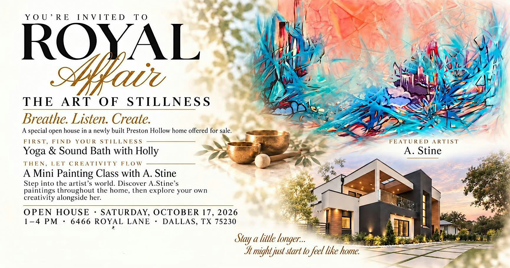 The Art of Stillness: Yoga & Art Event presented by the Lotus Retreat