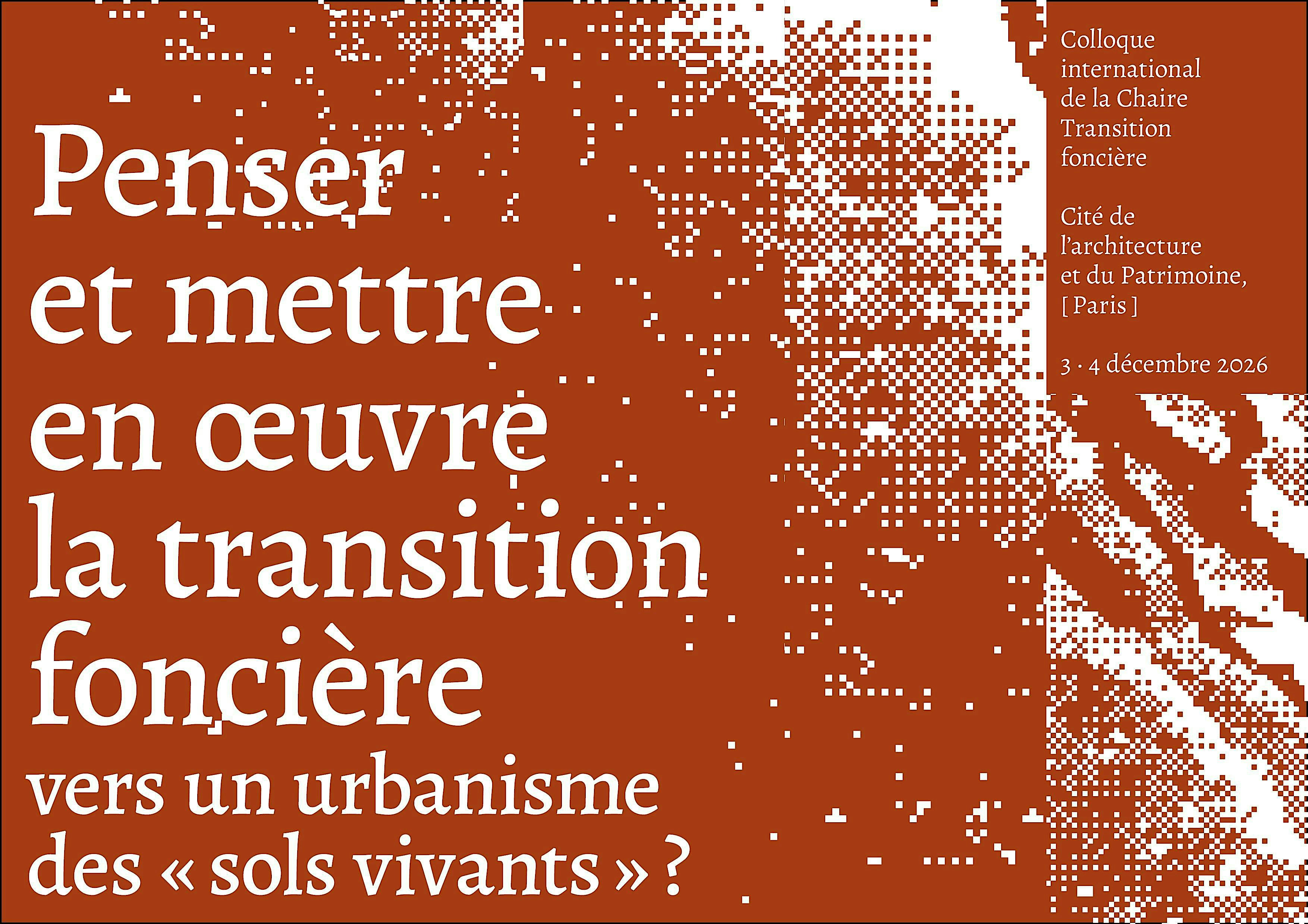 Penser et mettre en œuvre la transition foncière - VENDREDI 04 DECEMBRE