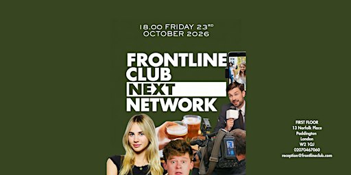 Frontline Club Next: Launch Drinks