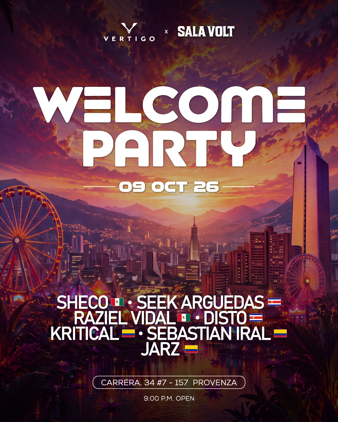 WELCOME PARTY
