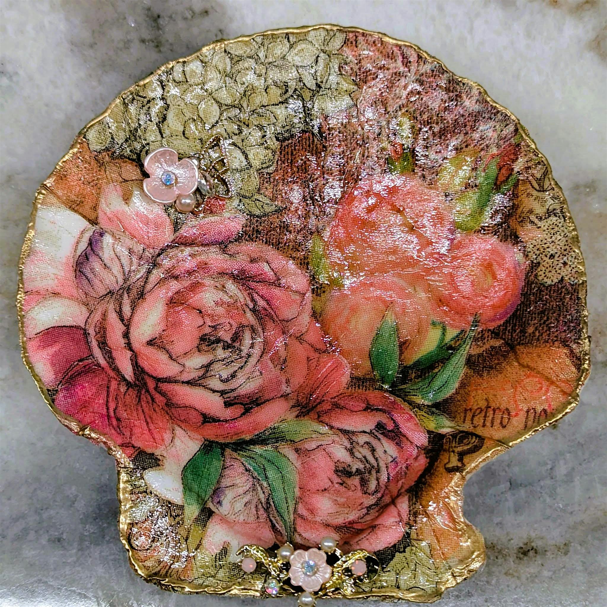 Decoupage Shells Workshop