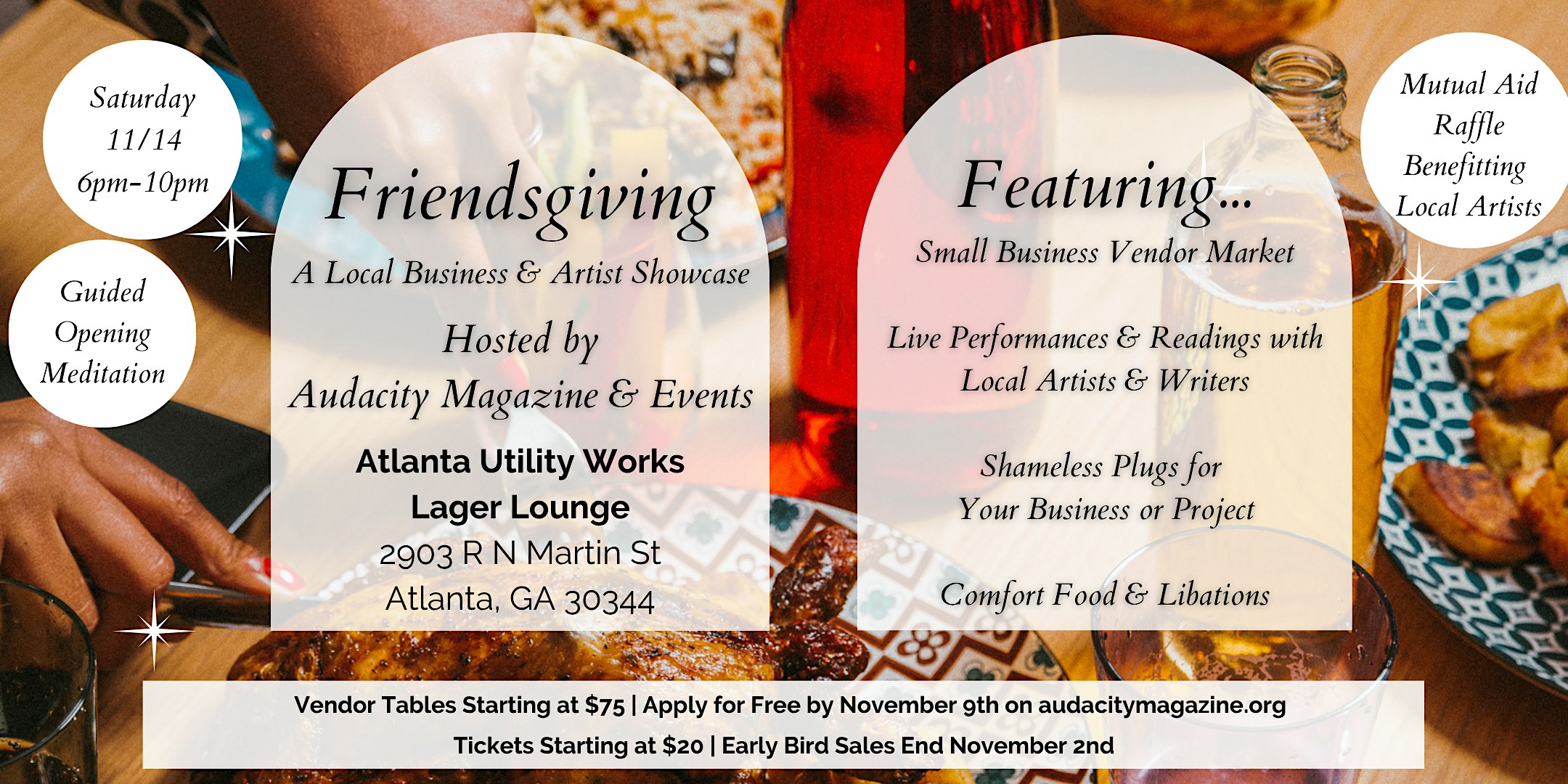Friendsgiving: A Local Business & Artist Showcase