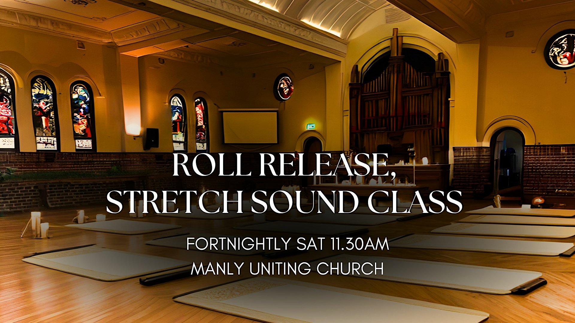 Myofascial Release Stretch Sound Classes Manly