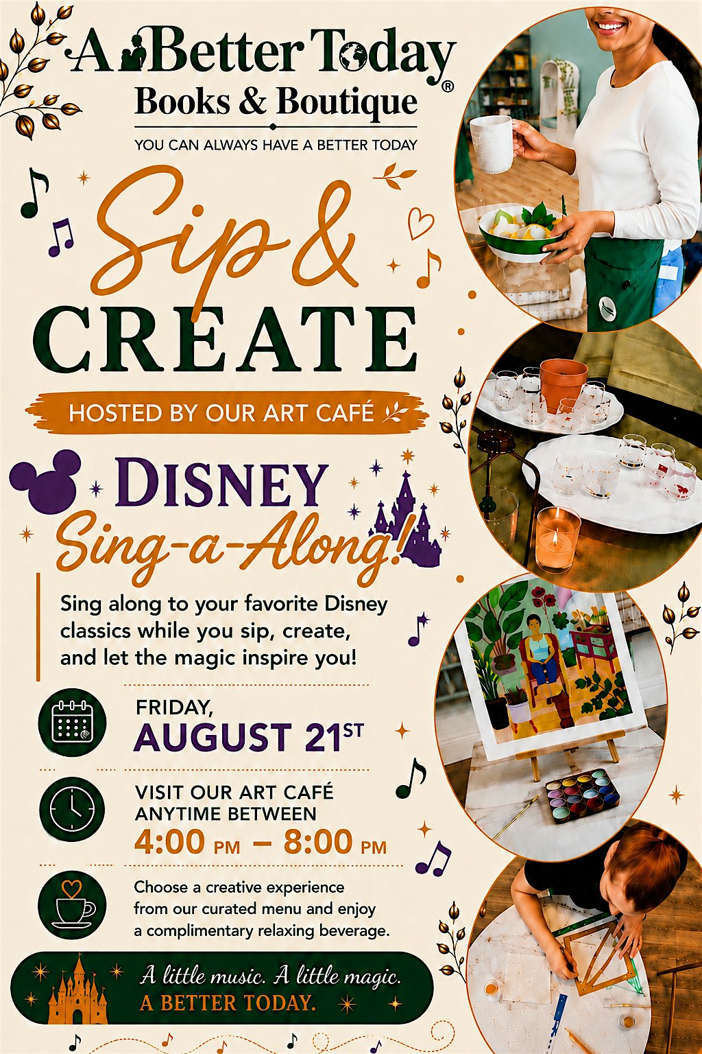 Sip & Create - Disney Sing-Along