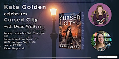 Kate Golden celebrates CURSED CITY at B&N Northgate