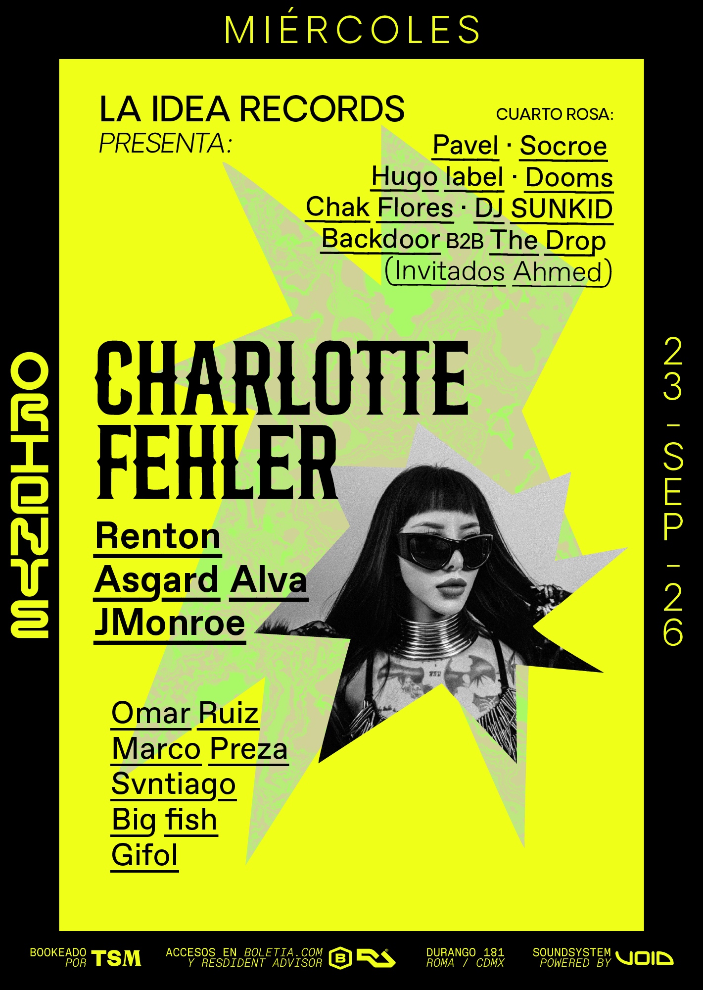 La Idea Records: Charlotte Fehler, Renton, Asgard Alva, JMonroe